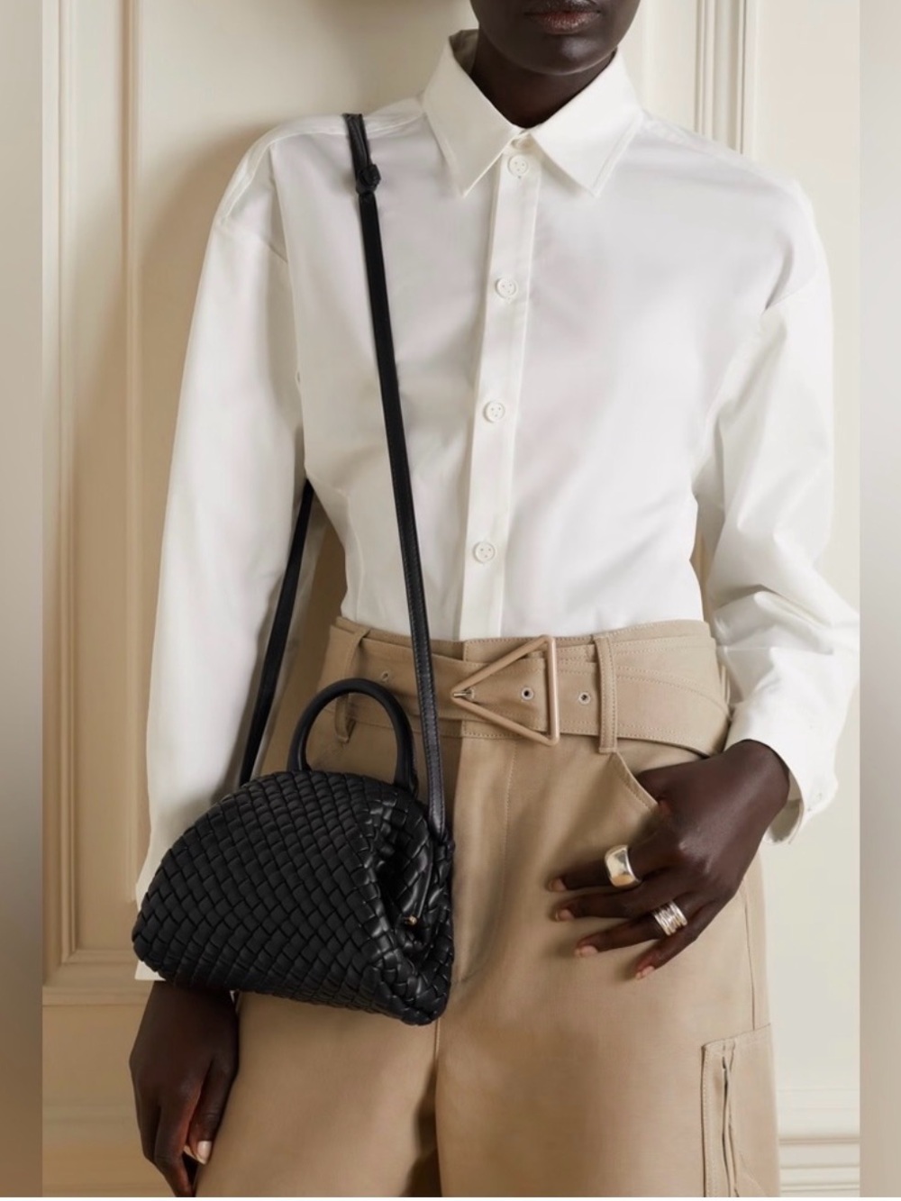 Bottega Veneta - Nappa Intrecciato Mini Handle in Black - Certificate of Craft